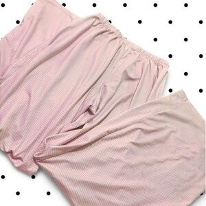 Women's Pink Striped lounge Pants
